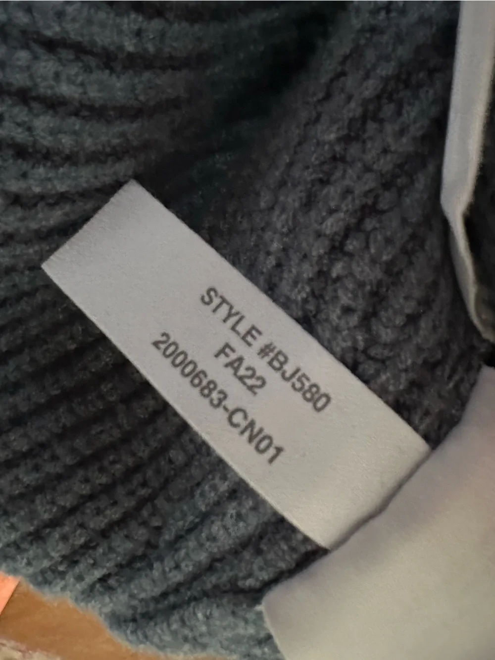 J. Crew Cozy Ribbed Crewneck Sweater - Slate Blue ladies size large BJ580